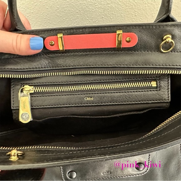 Chloe Alice Color Block Satchel Bag - Picture 11 of 17